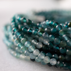 【約32cm】【色がしっかり濃い】グランディディエライト 2.3mm ボールカット★ANAM gems 2枚目の画像