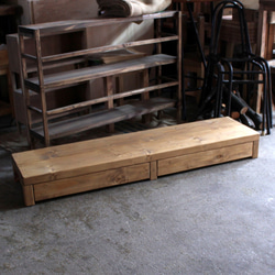 玄関で使える引き出し付きの踏み台 2枚目の画像