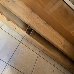 玄関で使える引き出し付きの踏み台 14枚目の画像