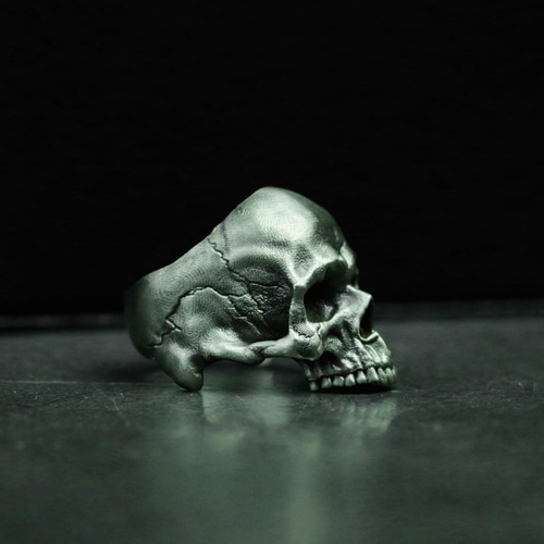 ハンドメイド　スカルヘッドリング　シルバー925 楽天市場】ジェットヘルスカルリング シルバー925 銀製 (skull