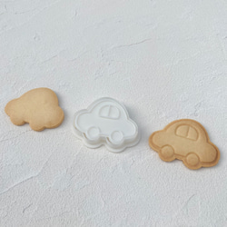 【ベビー】車 クッキー型/ベビーグッズ/出産祝い/かわいい/プレゼント/ギフト/手作り/ハンドメイド/アイシングクッキー 3枚目の画像