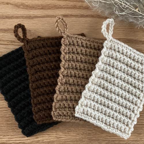 アクリルたわし4枚セット/bk×bl＊送料込み その他キッチン小物 aoi