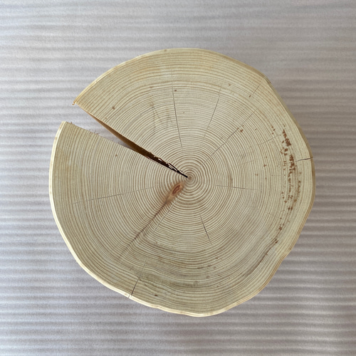 ひのきの面取り切り株スツール】丸太 椅子 フラワーディスプレイ