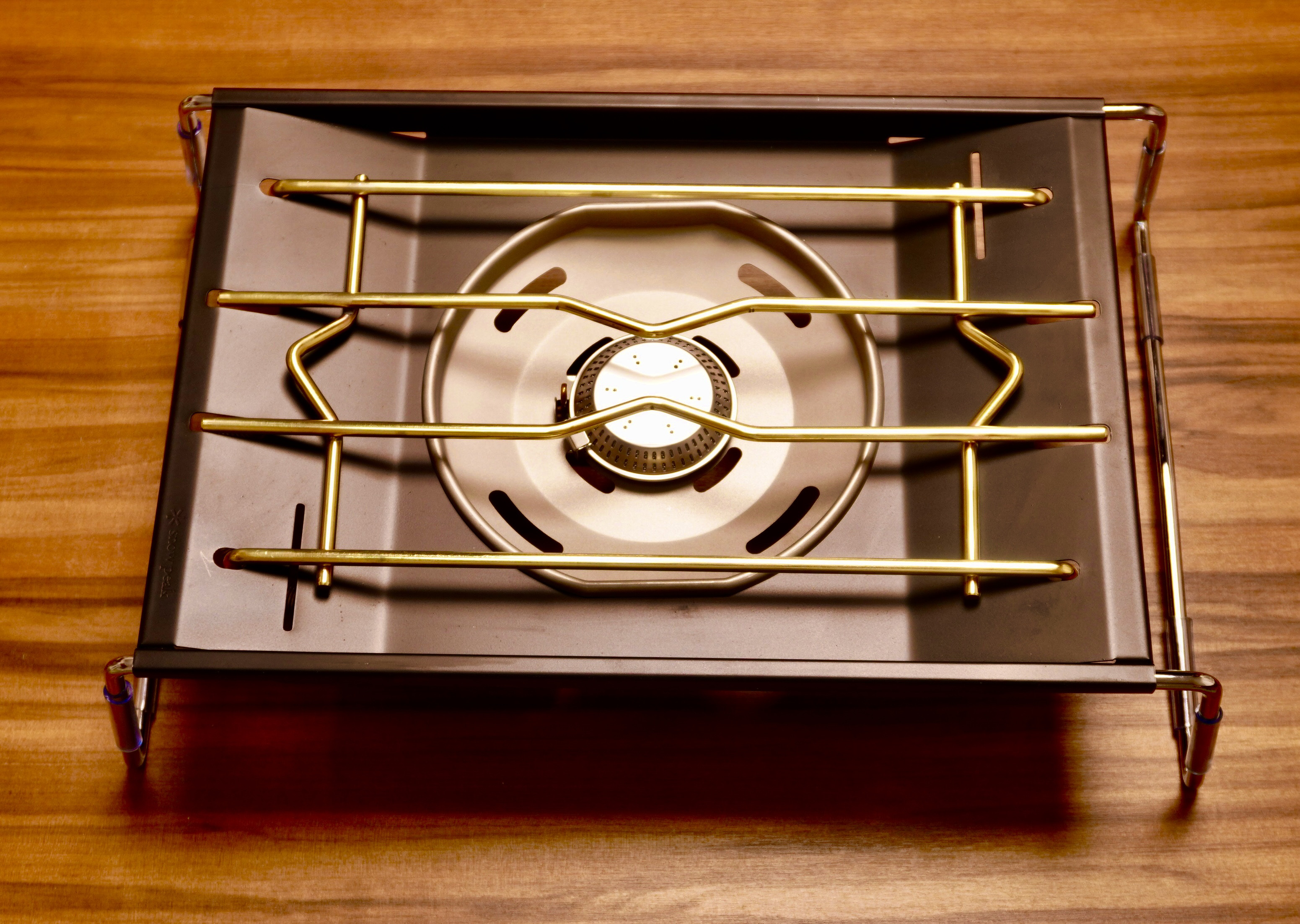 フラットバーナー　真鍮五徳