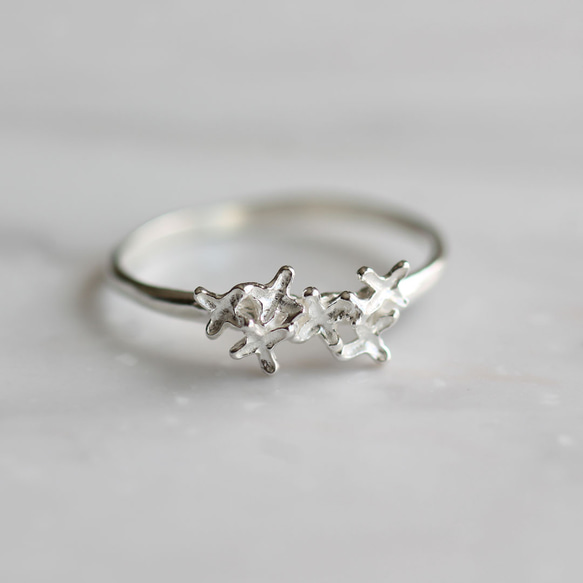 金桂花戒指 第2張的照片