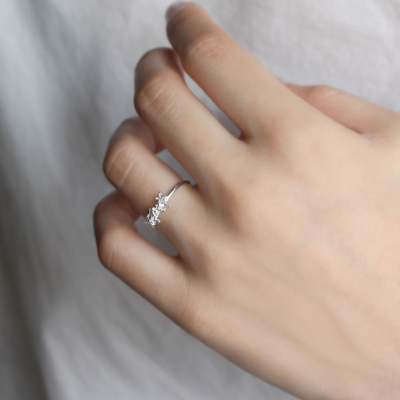 金桂花戒指 第6張的照片