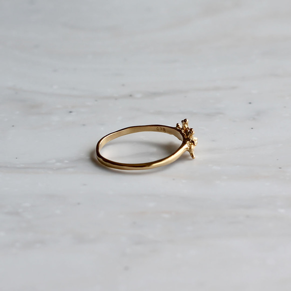 金桂花戒指 第7張的照片