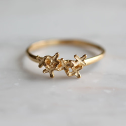 金桂花戒指 第1張的照片