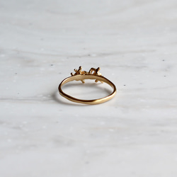 金桂花戒指 第8張的照片