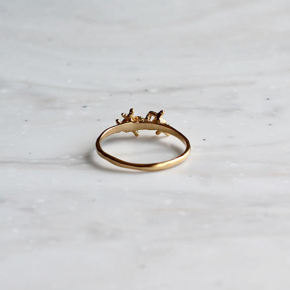 金桂花戒指 第8張的照片