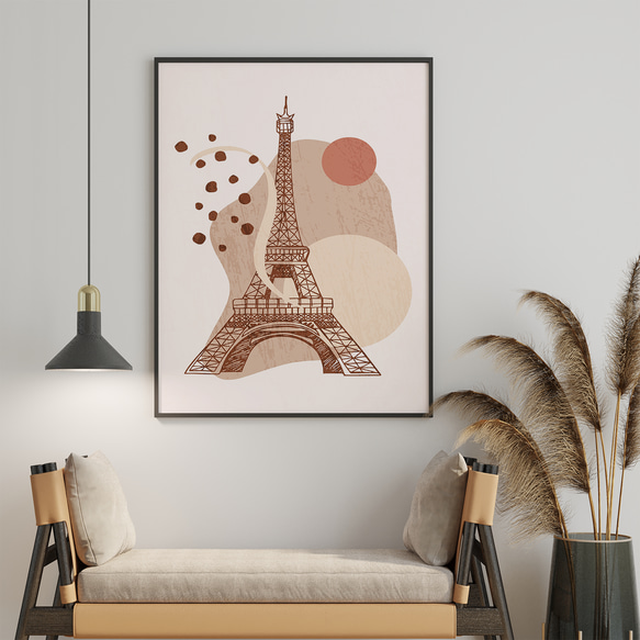 Boho Paris エッフェル塔 / インテリアポスター 海外アート / 3391 6枚目の画像