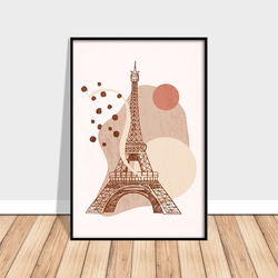 Boho Paris エッフェル塔 / インテリアポスター 海外アート / 3391 3枚目の画像