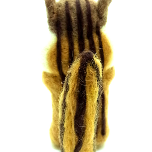 羊毛フェルト】ほおぶくろパンパンのショウキチ先輩！ 羊毛