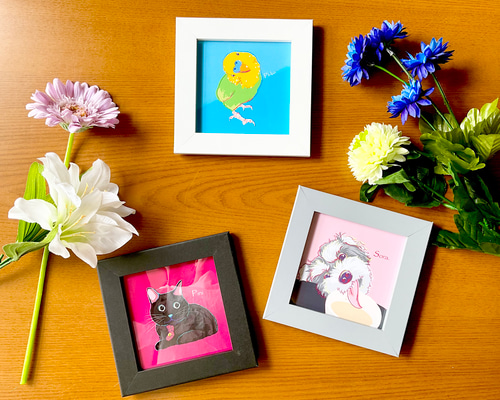 インテリアアート(額付き)play of color インテリアアート play of color(額付き)