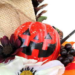 ハロウィンかぼちゃ器飾り　大22-3 4枚目の画像