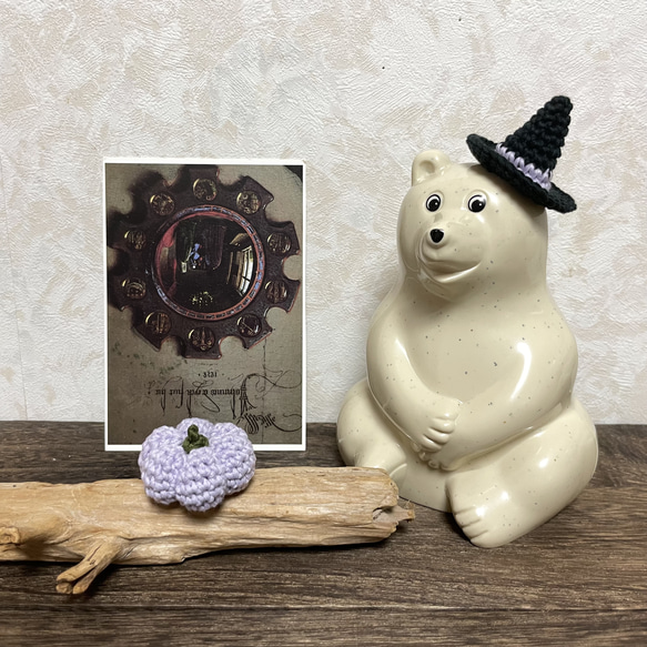 【しろくま貯金箱用】ハロウィンセット(lavender) 2枚目の画像