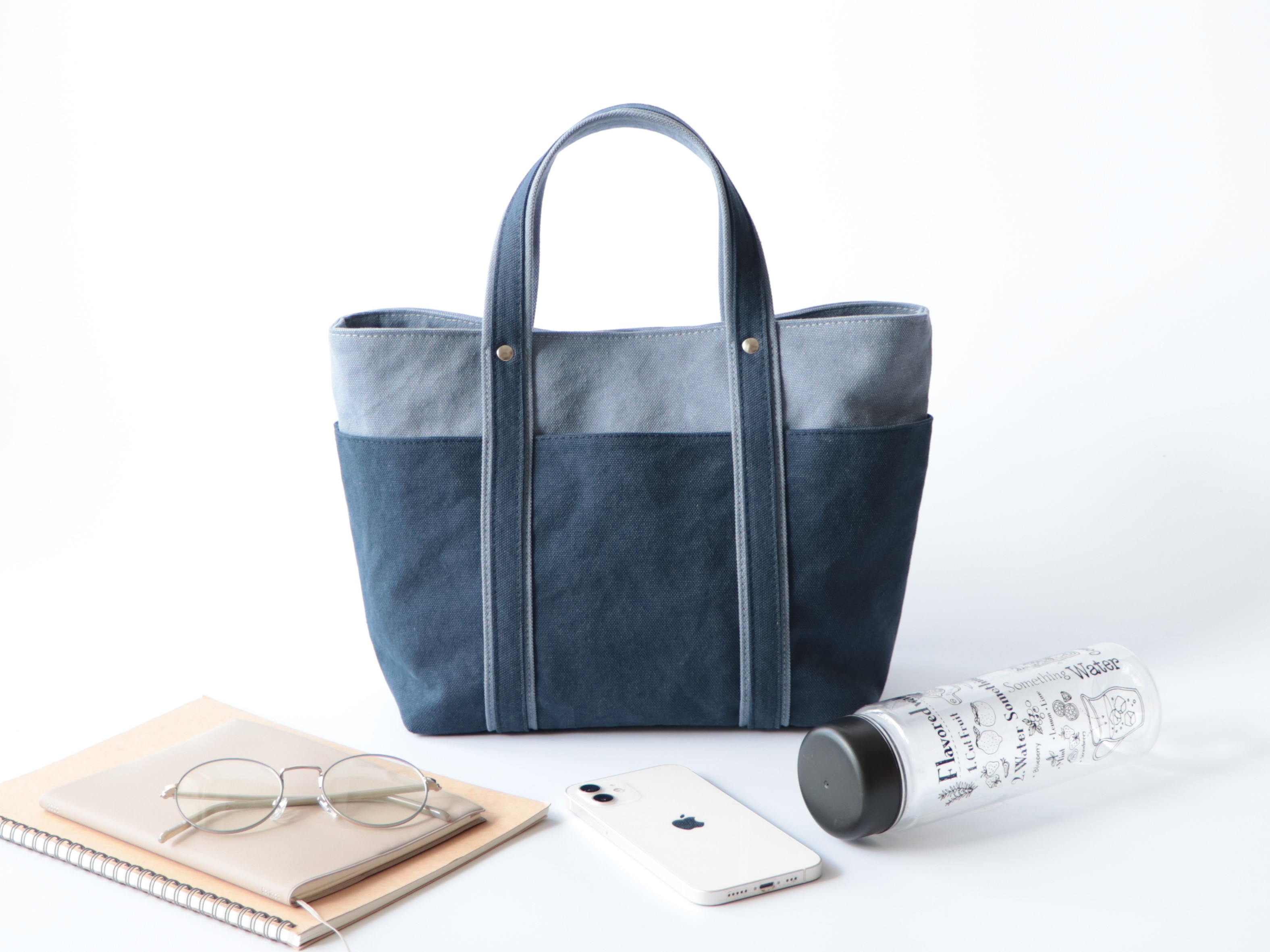 2405-40 ミニチュア巾着トートサシェ 香り袋 モノトーン