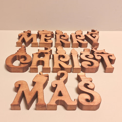 客製化☆聖誕節☆木字母☆聖誕快樂 第3張的照片