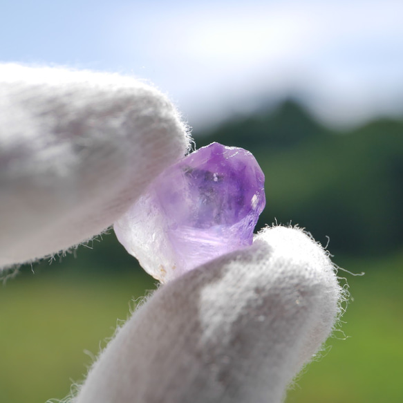 天然石ラベンダーアメジスト約30～31g分詰合せ(ブラジル産)結晶原石 2月誕生石紫水晶[blam-220912-01] 4枚目の画像