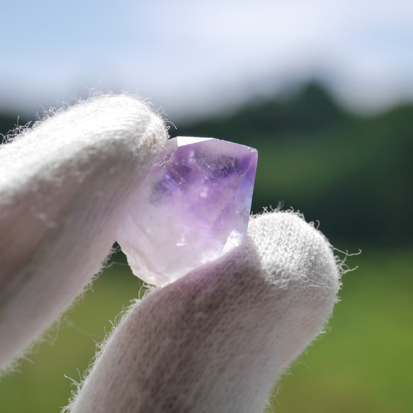 天然石ラベンダーアメジスト約30～31g分詰合せ(ブラジル産)結晶原石 2月誕生石紫水晶[blam-220912-01] 3枚目の画像