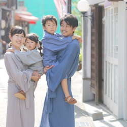 浴衣ルームウェア・キッズ - ピンク -　お家はもちろん、雛祭りから、子供の日、夏のお祭りまで◎　パジャマ 14枚目の画像