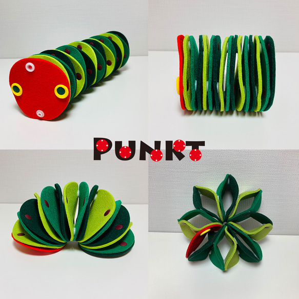 プンクトの幼虫〜プチプチ知育玩具〜 2枚目の画像