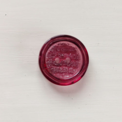 ロッタ 赤紫｜ヴィンテージボタン 13mm 1個（日本製デッドストック）Nr.rb092 2枚目の画像