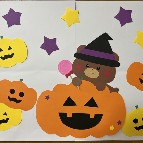 カボチャくま&オバケ☆ハロウィン
