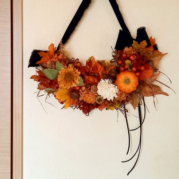 秋らしいお部屋に模様替え『 Cadeaux d’automne (秋の贈り物）～ハーフリース～』 4枚目の画像