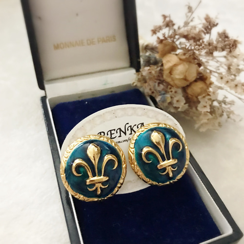 312＊アンティークゴールド グレージュ パール 大人女子 ヴィンテージ