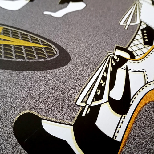 レコードジャケット風アート【レコード盤なし】ヒールストラッティン