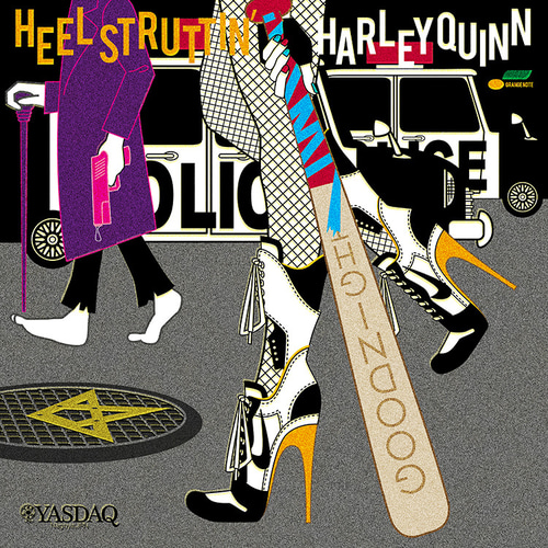 レコードジャケット風アート【レコード盤なし】ヒールストラッティン