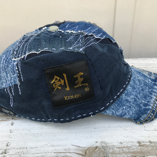 襤褸パッチワーク帽子「キャップ-023」 キャップ tukurite 通販 襤褸パッチワーク帽子「キャップ-023」 キャップ tukurite 通販