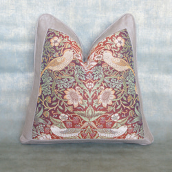 ウィリアムモリス【クッションカバー45x45cm】（送料無料）いちご泥棒