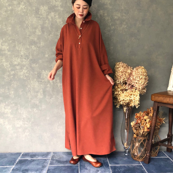 ■10日内発送■【再販】『ゆるみを纏う。とろワッシャーワイドロングシャツ』抜群の着やせ効果とリラックス効果も♪ 夏 9枚目の画像