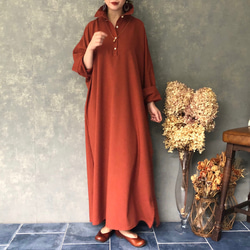 ■10日内発送■【再販】『ゆるみを纏う。とろワッシャーワイドロングシャツ』抜群の着やせ効果とリラックス効果も♪ 夏 13枚目の画像