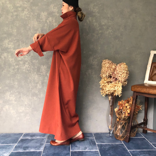OURHOME シワになりにくい胸元切り替えロングシャツ シワになりにくい胸元切り替えロングシャツ – OURHOME