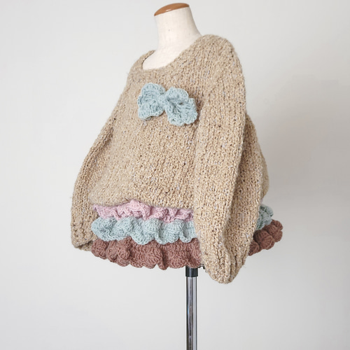 babytoly 手編み フリルスカート クリーム色 ボリュームフリルスカート – WEGO ONLINE STORE
