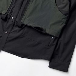 TMCAZ 4way Stretch Work Shirt Jacket 綠色 輕質四面彈工裝襯衫夾克 户外山系 第17張的照片