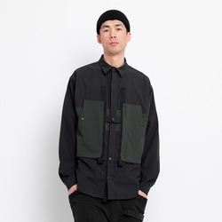 TMCAZ 4way Stretch Work Shirt Jacket 綠色 輕質四面彈工裝襯衫夾克 户外山系 第1張的照片