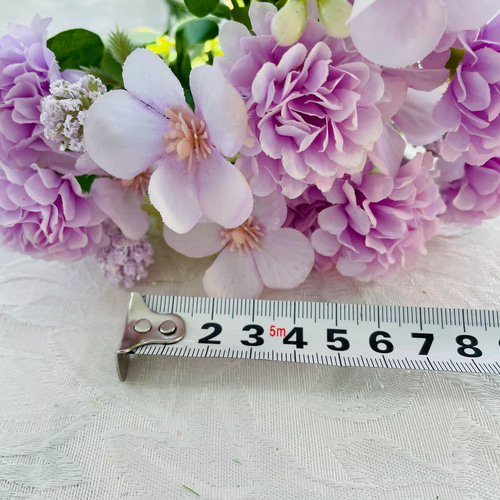 no77,小さな花束,ピンク,アーティフィシャルフラワー,小さなボンボン