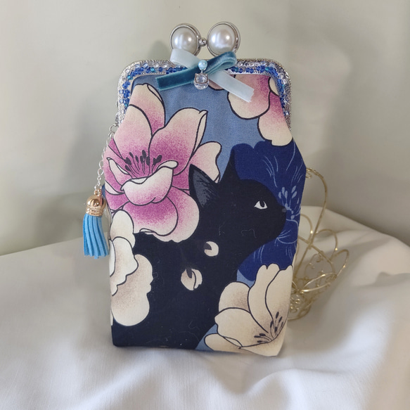 ツンデレ猫ちゃん☆がま口 タバコケース/眼鏡ケースにも 