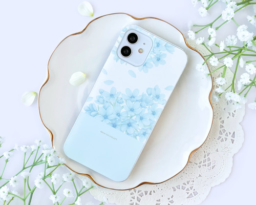 ブルースター ミルキーブルー スマホケース iPhone Android