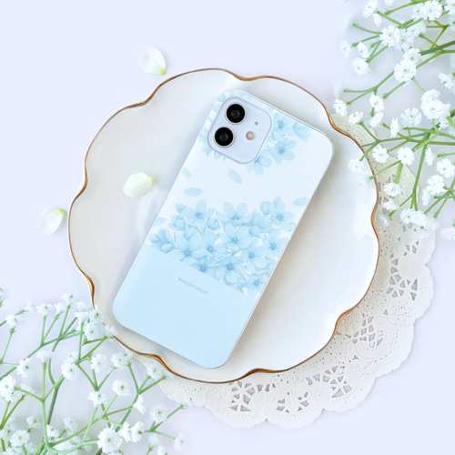 ブルースター ミルキーブルー スマホケース iPhone Android