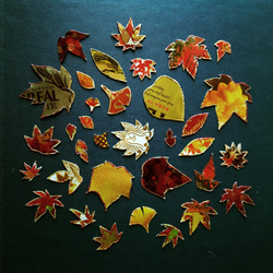 「Autumn Leaf」モビール オブジェ 流木【受注制作】 7枚目の画像