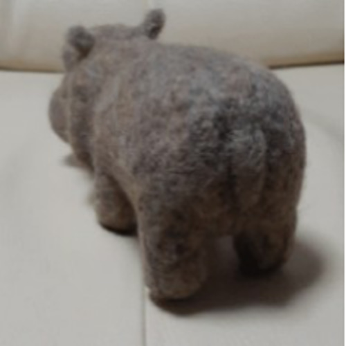 羊毛フェルト カバ 羊毛フェルト Kingこうた 通販 14626307｜Creema