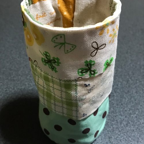 自立ペンケース マーガレット＆ソフィー パッチワーク ハンドメイド