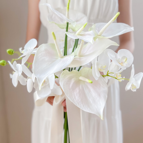 ウェディングブーケ　造花ブーケ　アーティフィシャルフラワー　インテリア ブーケ【No.149】造花ブーケ アーティフィシャルフラワー