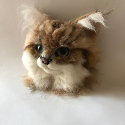 羊毛フェルト青イメージ猫壁掛けオブジェ【ハンドメイド 81jcXMyUP5L._UF350,350_QL50_.jpg