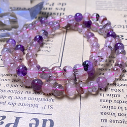 creema限定価格美品No:1008 マルチカラートルマリンブレスレット天然石